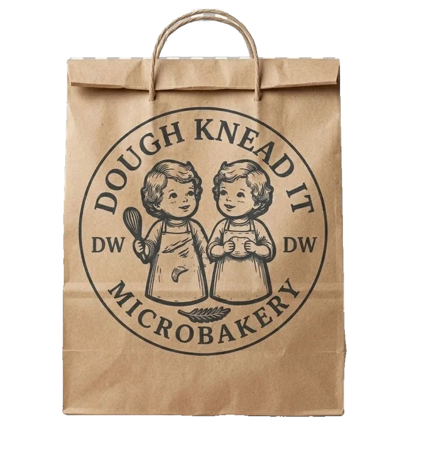 Dough Knead It paper bag